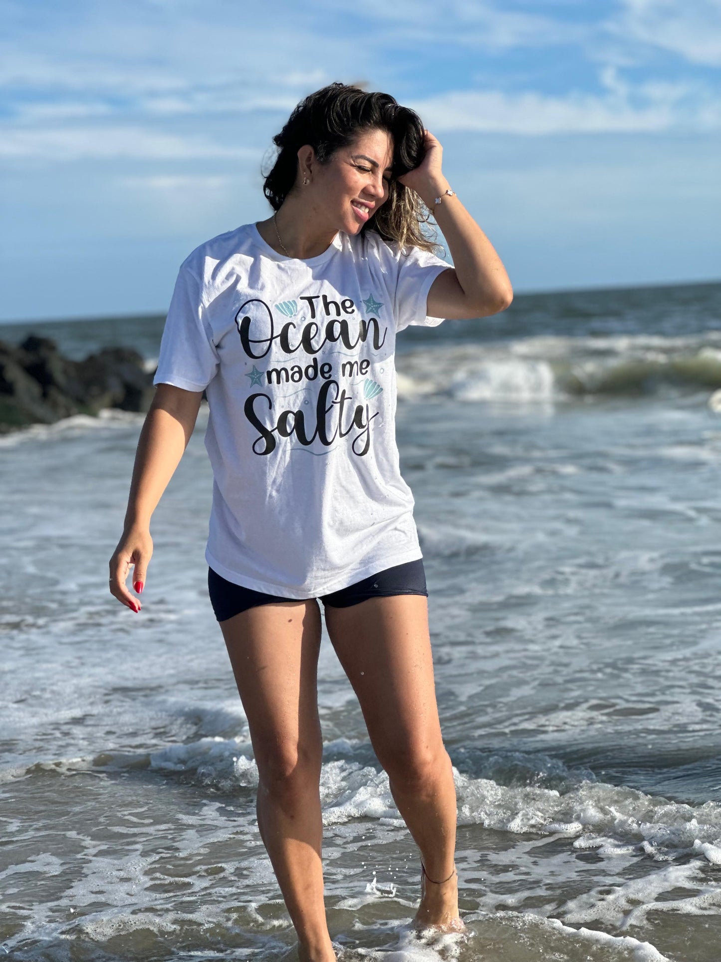 The Ocean Made Me Salty UNISEX T-shirt
