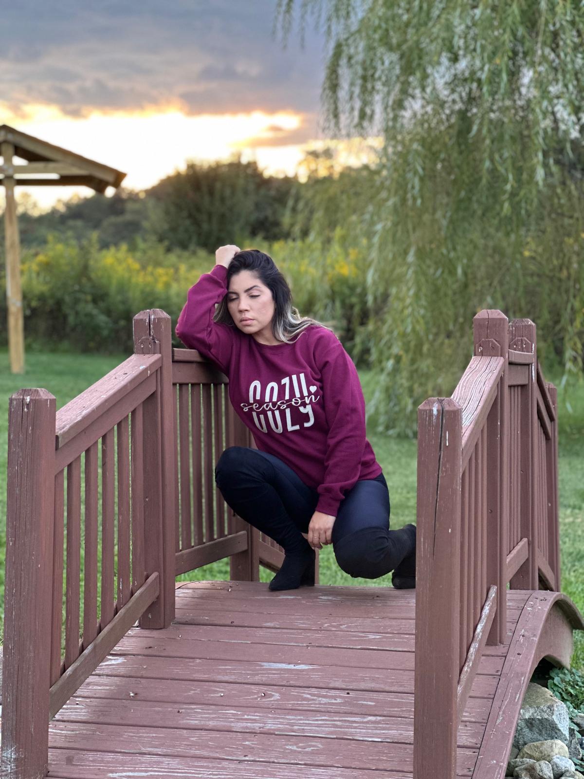 Cozy Season Embroidered Sweatshirt