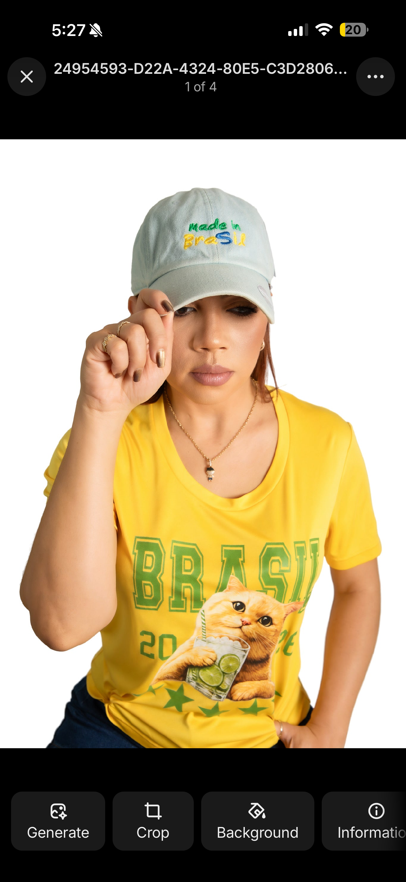 🇧🇷 Made in BraSil Light Denim Cap