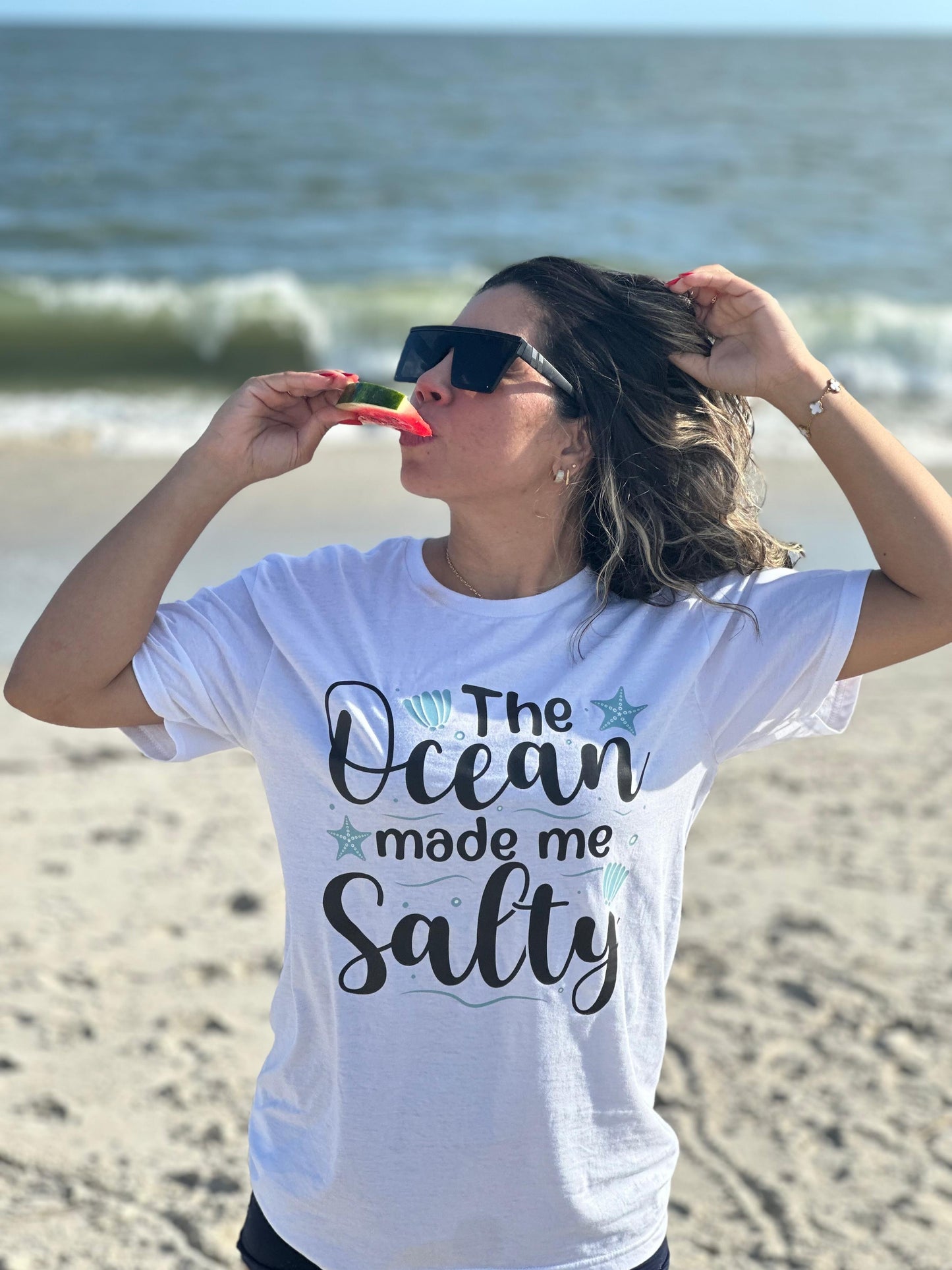 The Ocean Made Me Salty UNISEX T-shirt