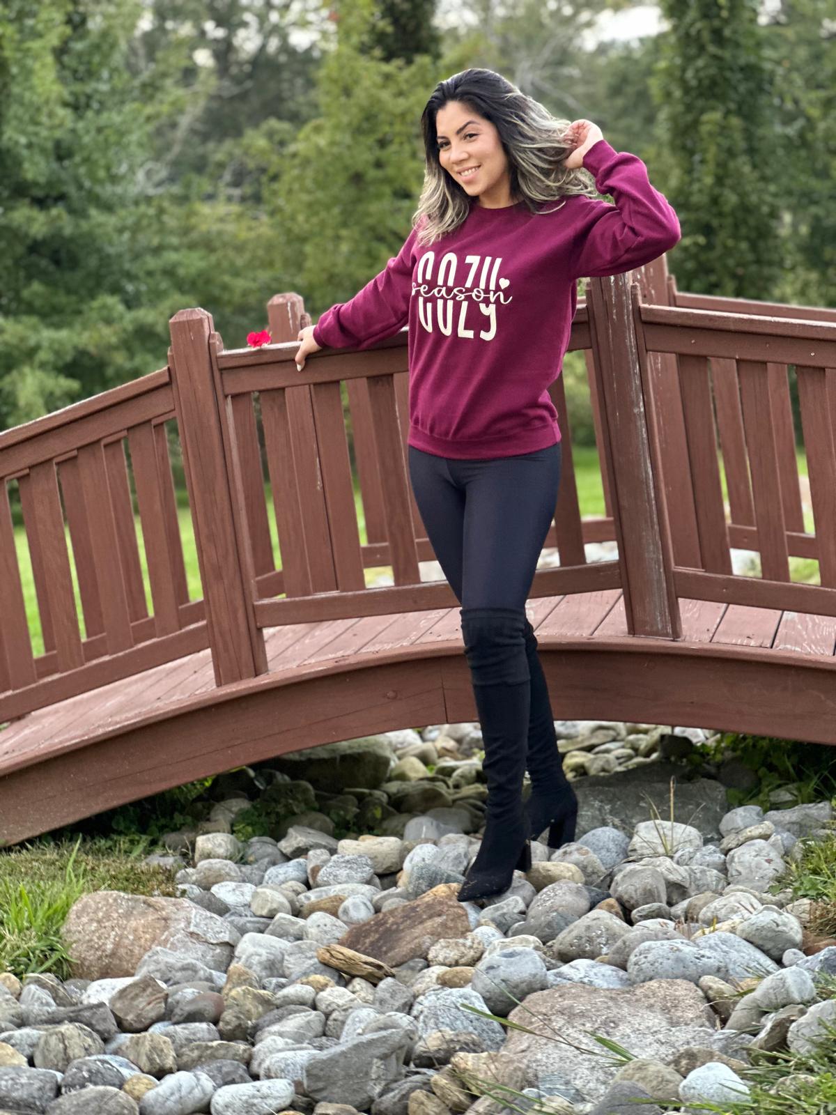 Cozy Season Embroidered Sweatshirt