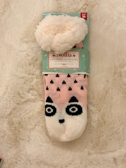 Nollia Girl’s Plush Sherpa Winter Fleece Slipper Socks