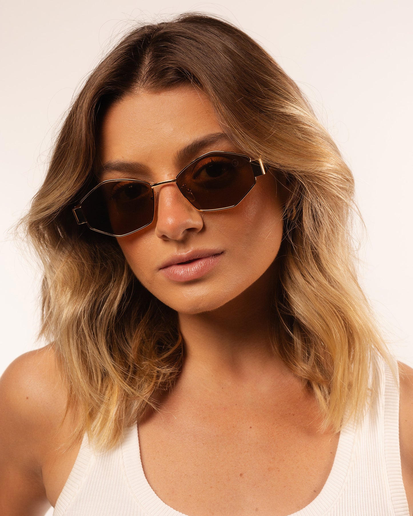Dubai Sunglasses - Gold Metal Elegance with Modern Attitude