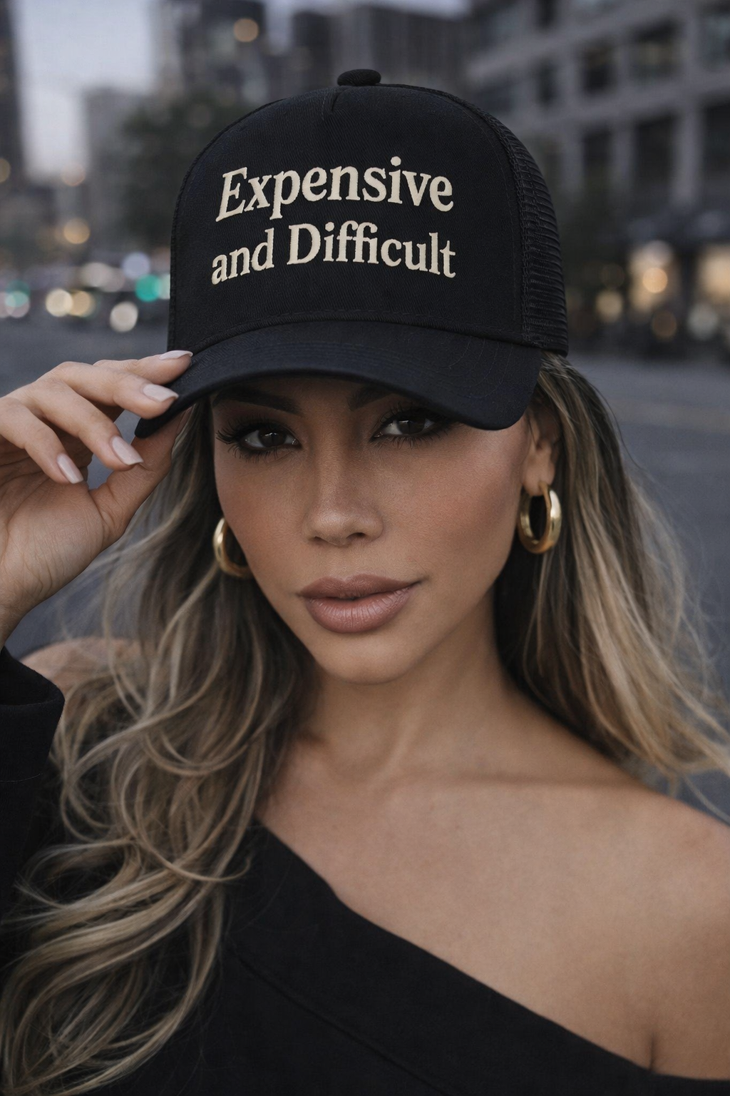 Expensive and Difficult Cap – Premium Statement Hat